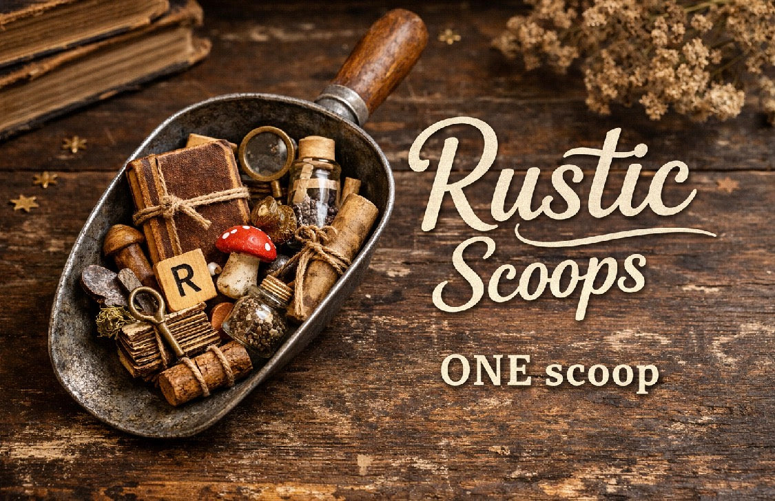 Bookish Rustic Scoops 🤎🥣~ ONE Scoop of fun ~ Includes FREE TikTok video
