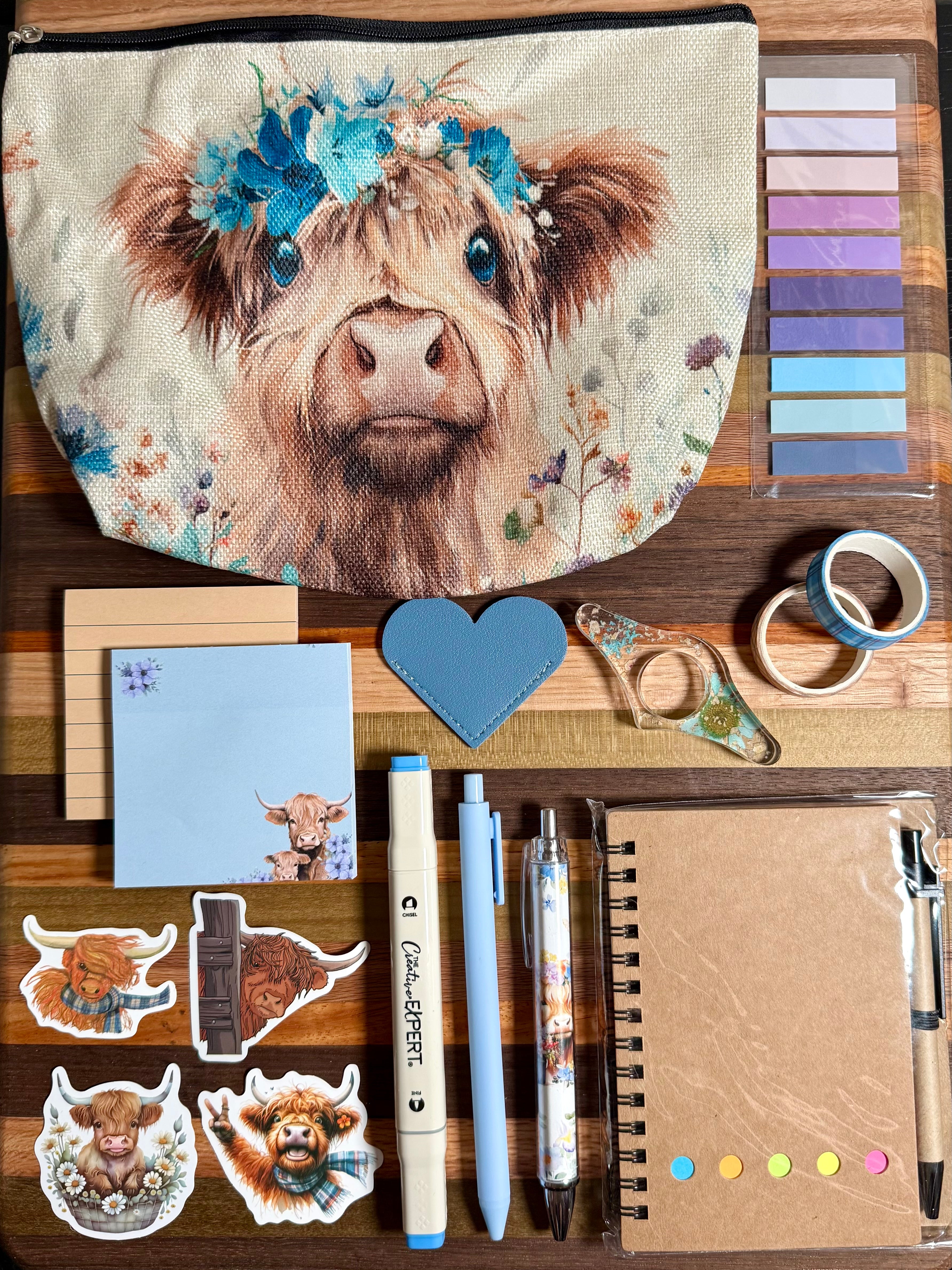 💙 Bluebell Highland Cow Bundle