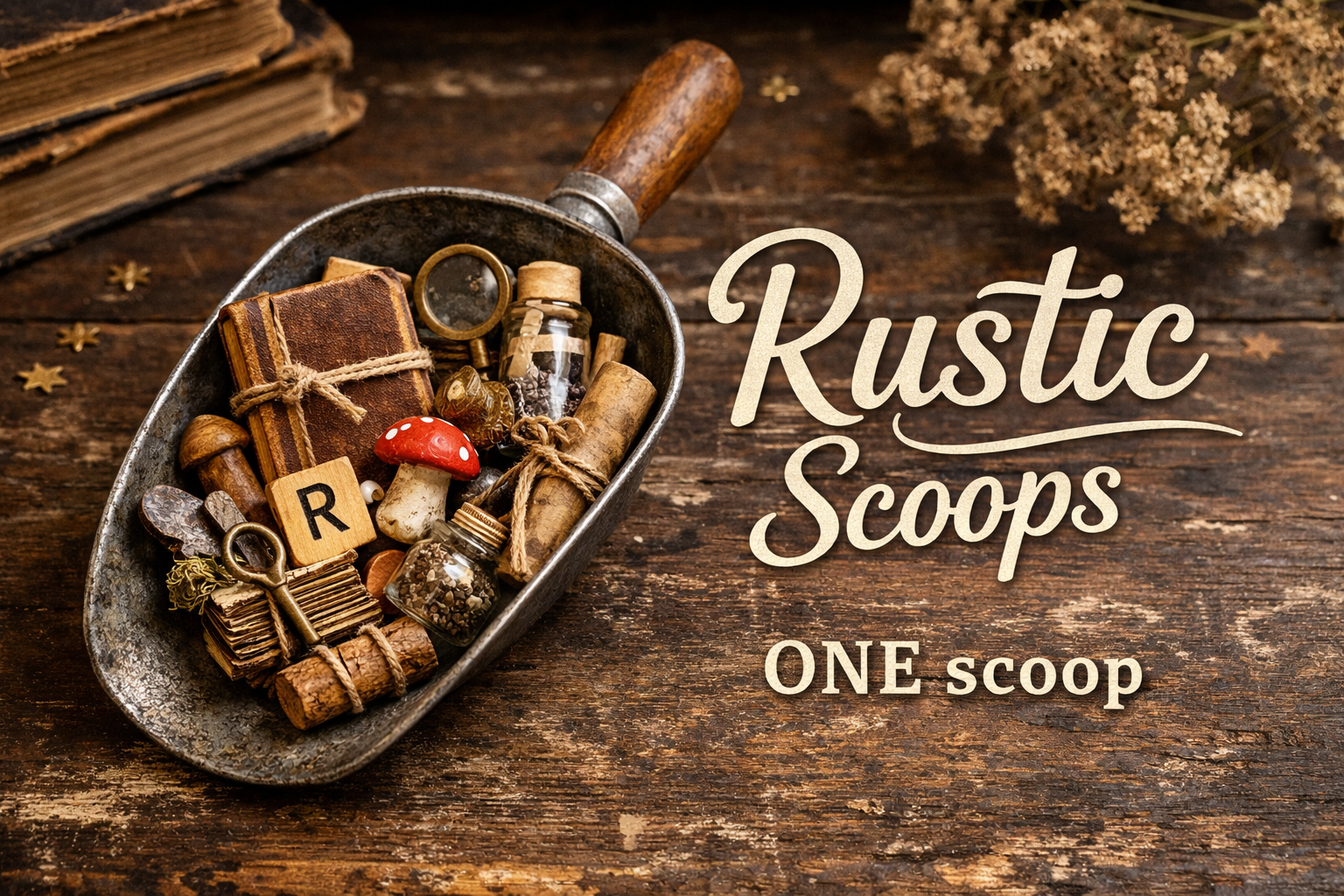 Bookish Rustic Scoops 🤎🥣~ ONE scoop of fun ~ Includes FREE TikTok video