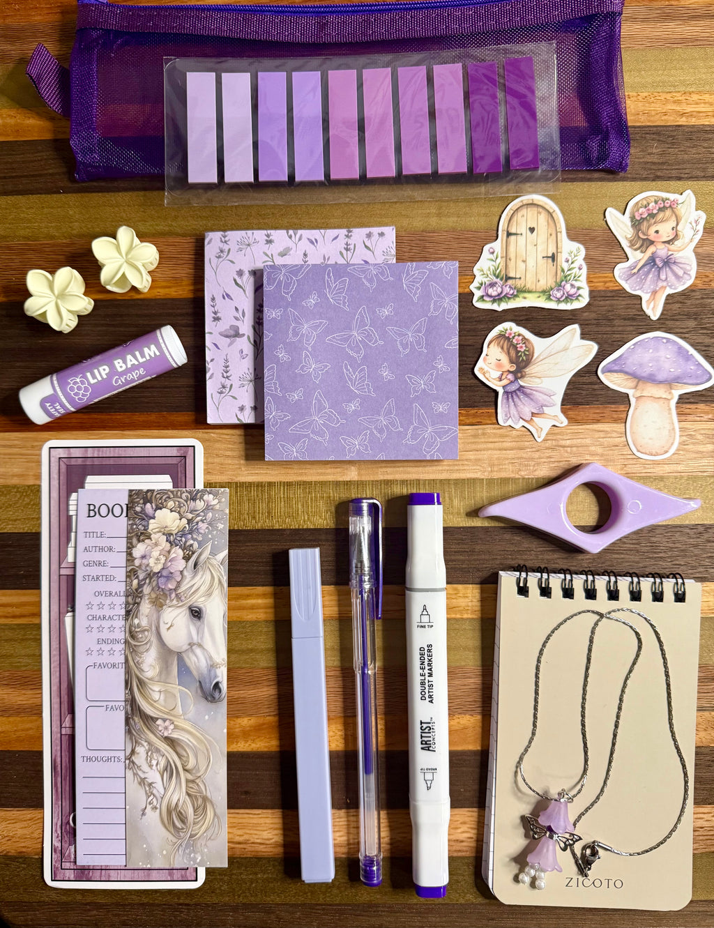 🧚📖 Whimsical Fairy Mini Bookish Bundle for Girls- 4 colors to choose from 📖🧚